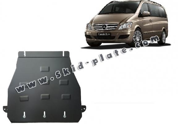 Steel gearbox skid plate for Mercedes Viano W639 - 2.2 D 4x2