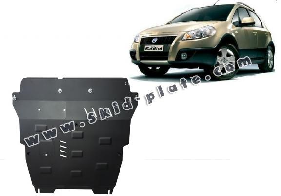 Steel skid plate for Fiat Sedici