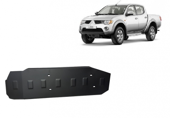 Steel fuel tank skid plate  for Mitsubishi L 200