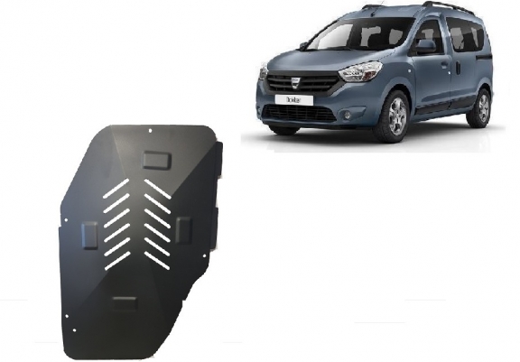 Steel fuel tank skid plate  for Dacia Dokker