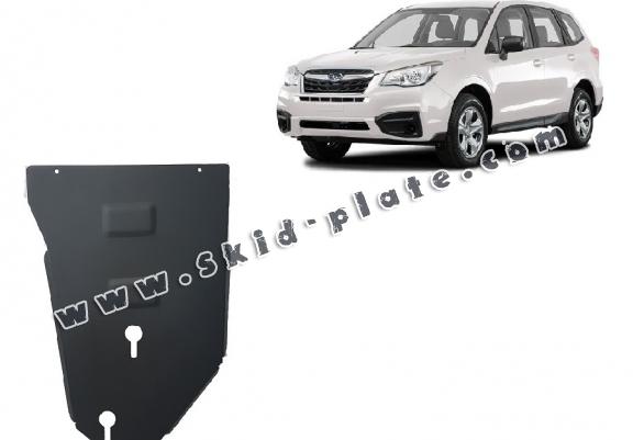 Steel manual gearbox skid plate for Subaru Forester 4