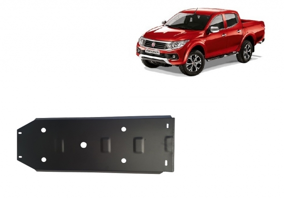 Steel fuel tank skid plate for Fiat Fullback