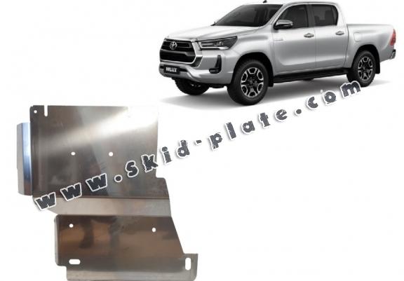 Aluminum differential skid plate for Toyota Hilux Invincible