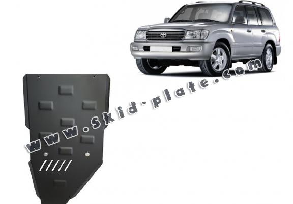 Steel gearbox skid plate for Toyota Land Cruiser J100