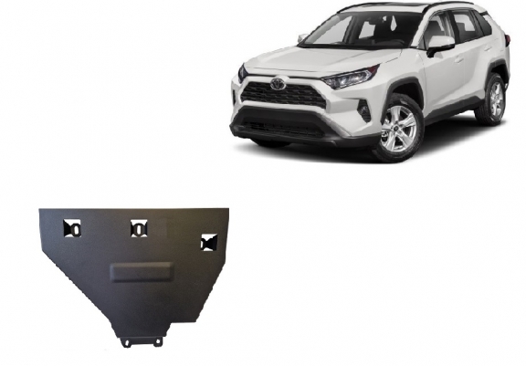 Steel differential skid plate for Toyota RAV 4 Hybrid