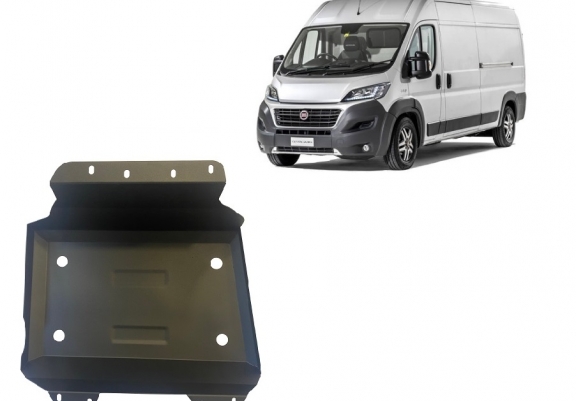 Steel fuel tank skid plate  for Fiat Ducato