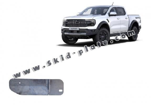 Aluminum fuel filter skid plate for Ford Ranger Raptor