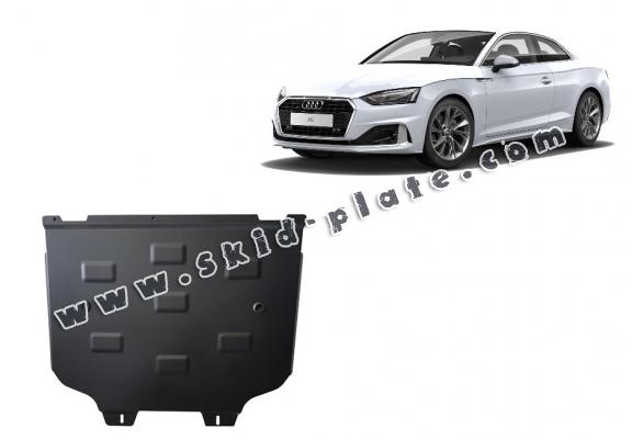 Steel gearbox skid plate for Audi A5