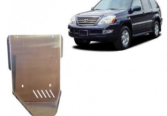 Aluminum gearbox skid plate for Lexus GX