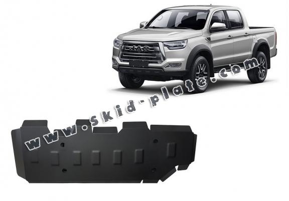 Steel fuel tank skid plate for Jac T8