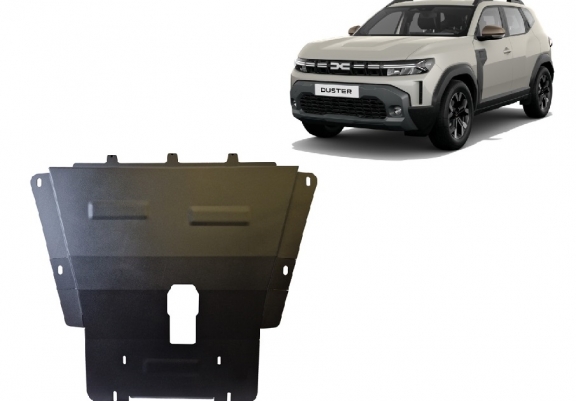 Steel skid plate for Dacia Duster - 4x2 , 4x4 + 4x4