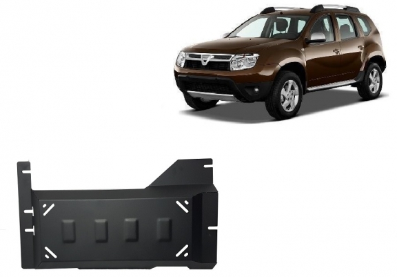 Steel DPF skid plate  for Dacia Duster