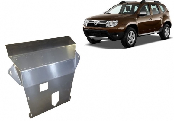 Aluminum skid plate for Dacia Duster
