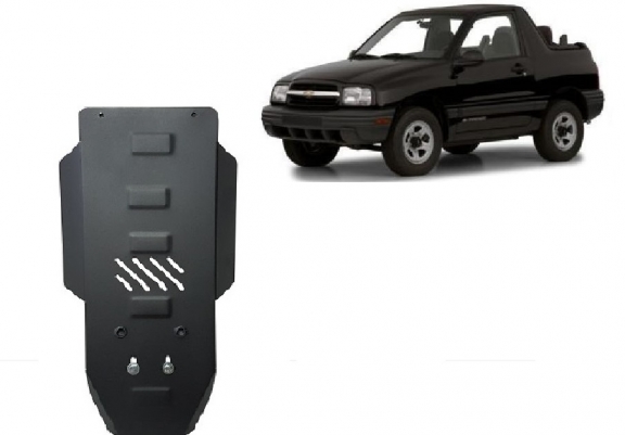 Steel gearbox skid plate for Chevrolet Tracker
