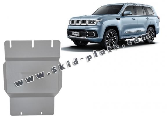 Aluminum transfer case skid plate for Baic Beijing BJ60