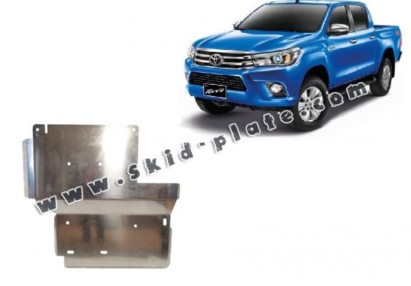 Aluminum differential skid plate for Toyota Hilux Revo