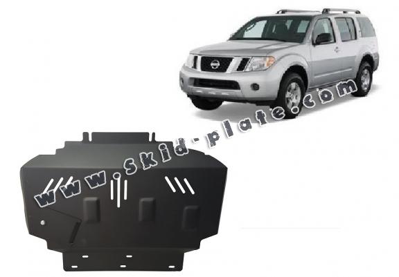 Steel skid plate for Nissan Pathfinder