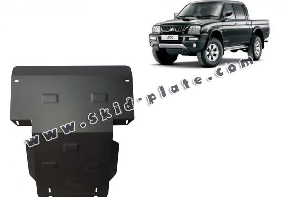 Steel skid plate for Mitsubishi L200