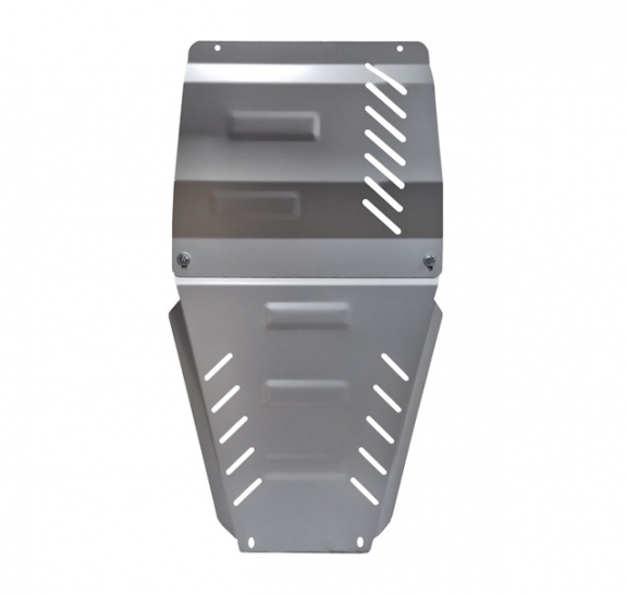 Aluminum gearbox and transfer case skid plate for Suzuki Grand Vitara 2