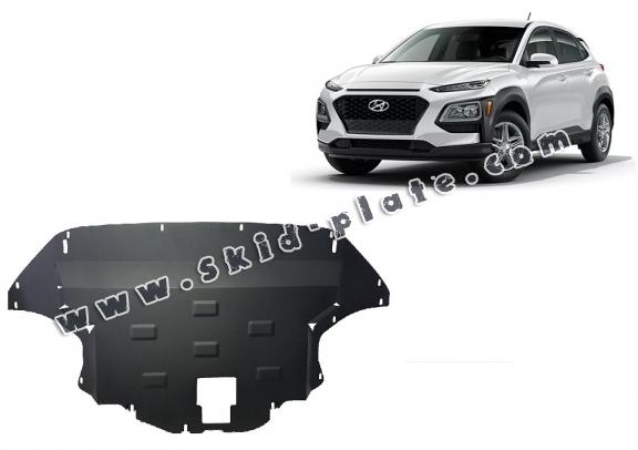 Steel skid plate for Hyundai Kona