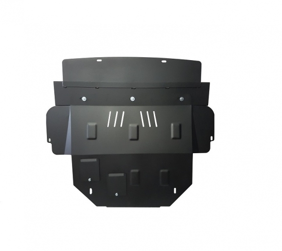 Steel skid plate for Peugeot 307