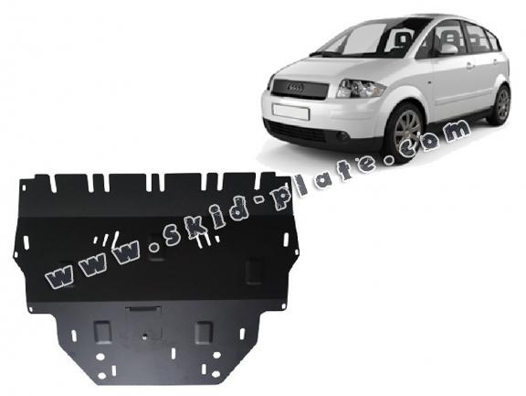 Steel skid plate for Audi A2