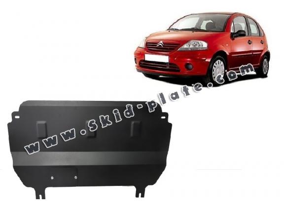 Steel skid plate for Citroen C3