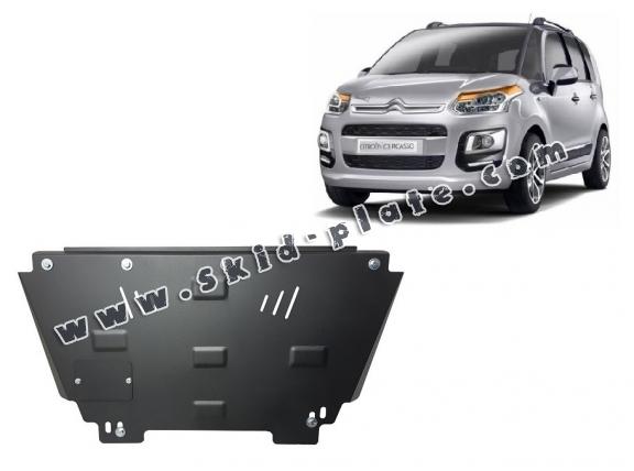 Steel skid plate for Citroen C3 Picasso