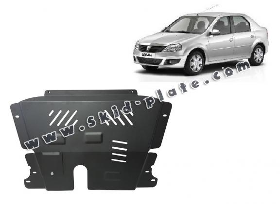 Steel skid plate for Dacia Logan 1