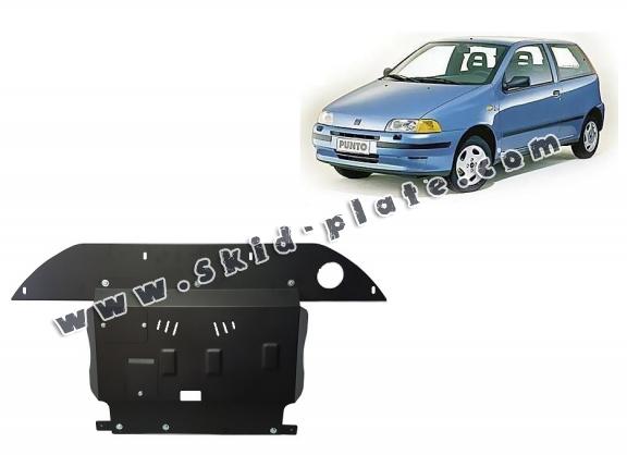 Steel skid plate for Fiat Punto