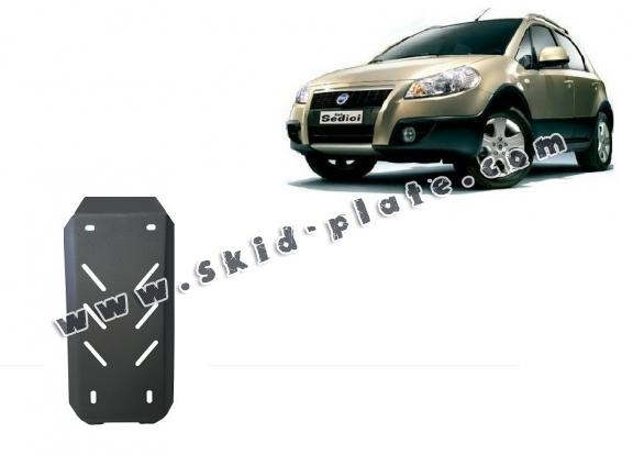Steel differential skid plate for Fiat Sedici