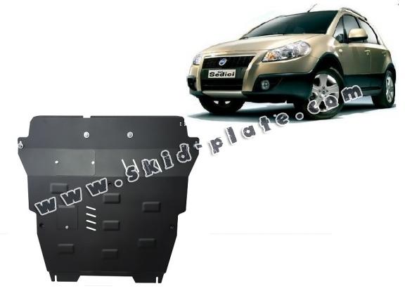 Steel skid plate for Fiat Sedici