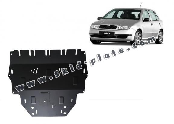 Steel skid plate for Skoda Fabia Diesel