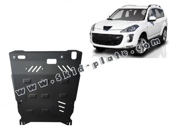 Steel skid plate for Peugeot 4007