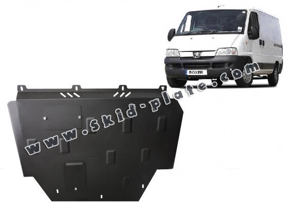 Steel skid plate for Peugeot Boxer