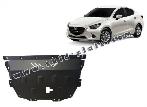 Steel skid plate for Mazda 2