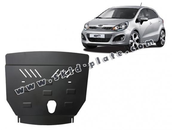 Steel skid plate for Kia Rio 3