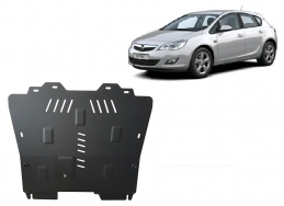 Steel skid plate for Opel Astra J