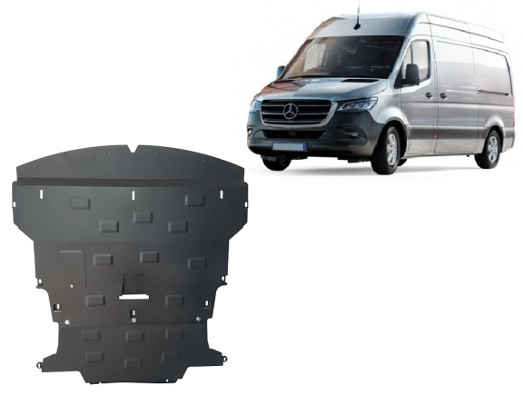 Steel skid plate for Mercedes Sprinter-FWD