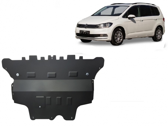 Steel skid plate for VW Touran - manual gearbox