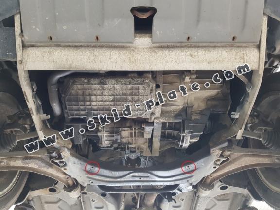 Steel skid plate for Land Rover Freelander