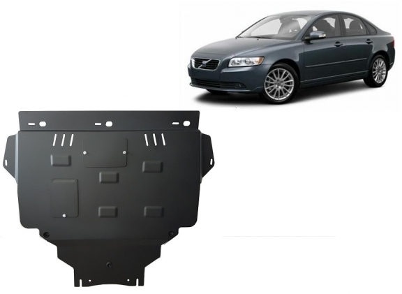 Steel skid plate for Volvo V50