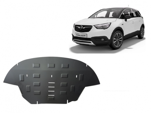 Steel skid plate for Opel Crossland X