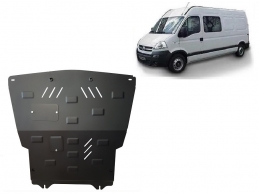 Steel skid plate for Opel Movano A 