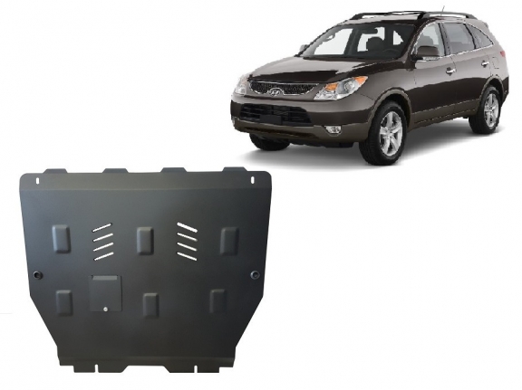 Steel skid plate for Hyundai Veracruz