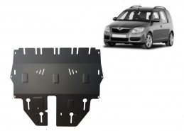 Steel skid plate for Skoda Roomster