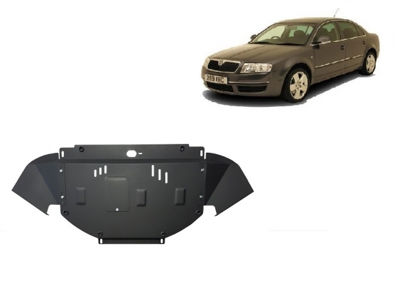 Steel skid plate for Skoda Superb - 1,8  1,9 2,0 TDI