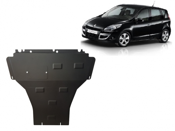 Steel skid plate for Renault Scenic 3
