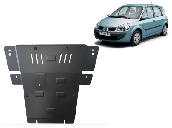 Steel skid plate for Renault Scenic