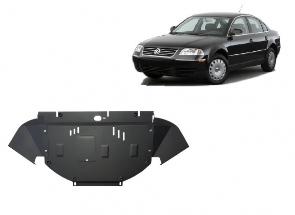 Steel skid plate for VW Passat B5, B5.5